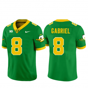 Men's Football Oregon #8 Dillon Gabriel 2024 Jersey - Green