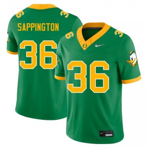 Mens College Football The Ducks #36 Atticus Sappington Replica Jersey - Green
