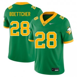 Mens College Football Ducks #28 Bryce Boettcher 2025 Jerseys - Green