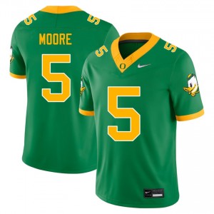 Men's College Football Oregon #5 Dante Moore High School Jersey - Green