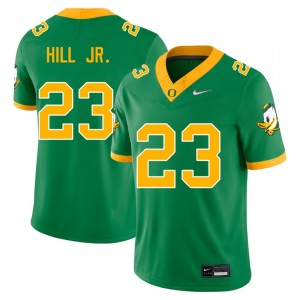 Mens College Football University of Oregon #23 Dierre Hill Jr. University Jersey - Green