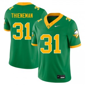 Men College Football Ducks #31 Dillon Thieneman Limited Jerseys - Green