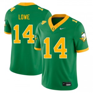 Men's College Football UO #14 Justius Lowe Replica Jerseys - Green