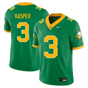 Mens College Football UO #3 Kyler Kasper Game Jersey - Green