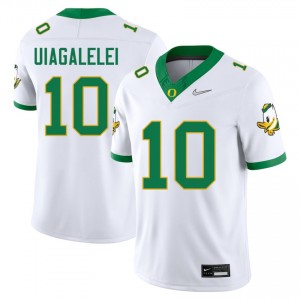 Men College Football University of Oregon #10 Matayo Uiagalelei NCAA Jerseys - White