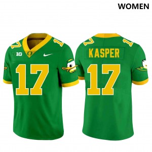 Women Football UO #17 Kyler Kasper Player Jersey - Green