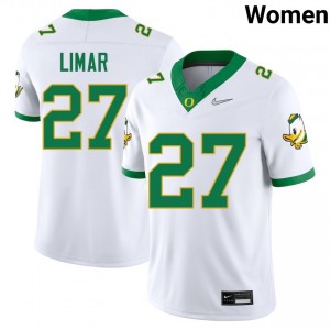 Women's College Football UO #27 Jayden Limar High School Jerseys - White