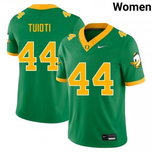 Womens College Football University of Oregon #44 Teitum Tuioti Alumni Jerseys - Green