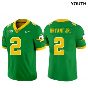 Youth Football University of Oregon #2 Gary Bryant Jr. Game Jersey - Green