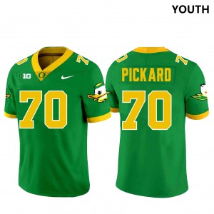 Youth Football Oregon Ducks #70 Charlie Pickard 2024-25 Jersey - Green