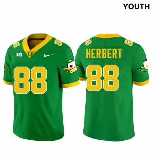 Youth Football UO #88 Patrick Herbert University Jersey - Green
