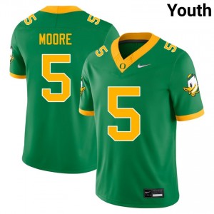 Youth College Football The Ducks #5 Dante Moore NCAA Jerseys - Green