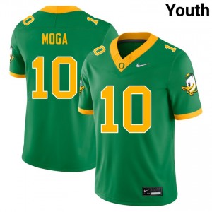 Youth College Football University of Oregon #10 Luke Moga Alumni Jersey - Green