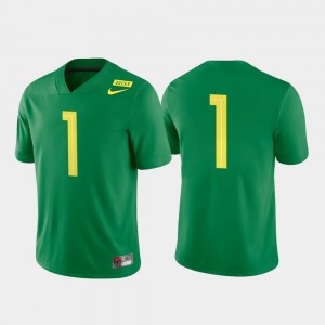 Men Football Game #1 Oregon college Jersey - Apple Green
