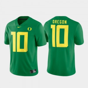 Men Game #10 Oregon Duck Football college Jersey - Green