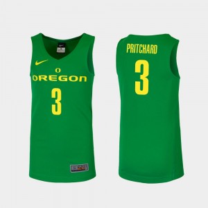 Men Oregon Replica Basketball #3 Payton Pritchard college Jersey - Green