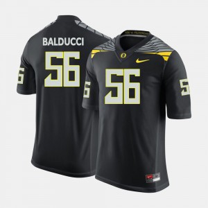 Men Oregon Ducks Football #56 Alex Balducci college Jersey - Black