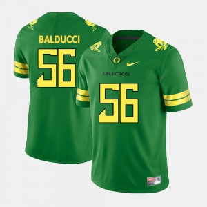 Men's #56 Oregon Duck Football Alex Balducci college Jersey - Green