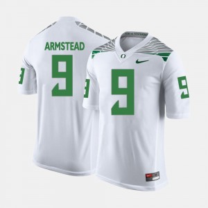 Men's Football #9 Oregon Ducks Arik Armstead college Jersey - White