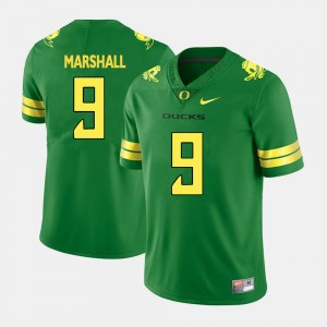 Mens #9 Football UO Byron Marshall college Jersey - Green