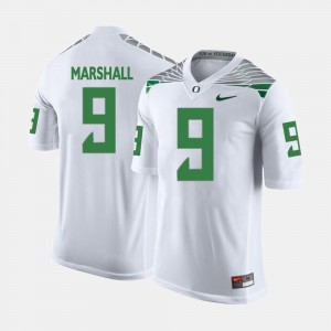 Mens Football #9 UO Byron Marshall college Jersey - White