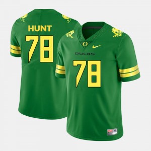 Men's #78 Football Oregon Cameron Hunt college Jersey - Green