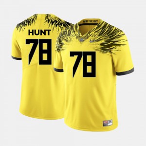 Men #78 UO Football Cameron Hunt college Jersey - Yellow