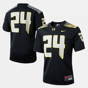 Youth(Kids) University of Oregon Football #24 college Jersey - Black
