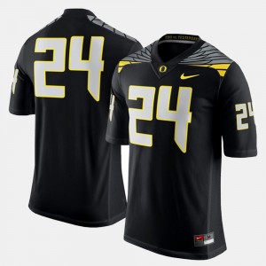 Men Football #24 Ducks college Jersey - Black