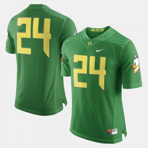Men's University of Oregon Football #24 college Jersey - Green
