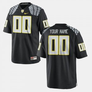 Mens Football #00 Oregon Duck college Custom Jerseys - Black