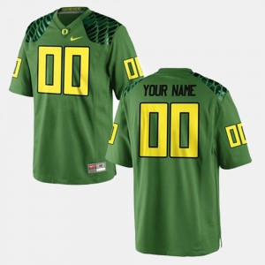 Men Oregon Football #00 college Custom Jersey - Green