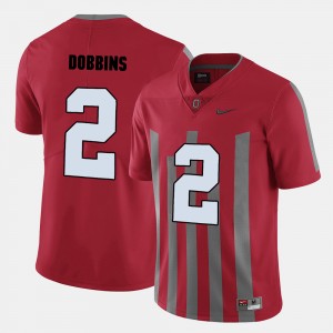 Mens UO Football #2 J.K. Dobbins college Jersey - Red