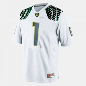 Kids Football #1 Oregon Josh Huff college Jersey - White