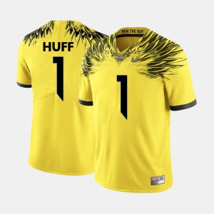 Men Oregon Duck #1 Football Josh Huff college Jersey - Yellow