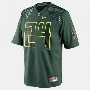 Kids Oregon Duck Football #24 Kenjon Barner college Jersey - Green