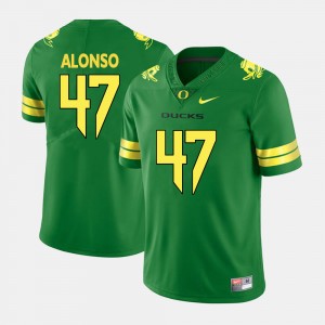Men Football Oregon Ducks #47 Kiko Alonso college Jersey - Green