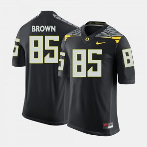 Men Oregon Ducks #85 Football Pharaoh Brown college Jersey - Black