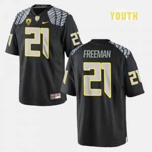 Kids Football Oregon Ducks #21 Royce Freeman college Jersey - Black