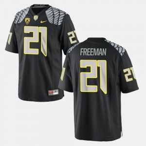 Mens #21 Oregon Football Royce Freeman college Jersey - Black