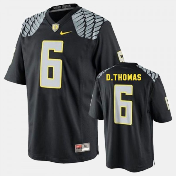 Men s 6 De Anthony Thomas college Jersey Black Football Oregon